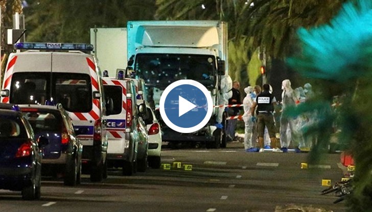 Камион се вряза в тълпа от хора в Ница по време на честване на националния празник на Франция