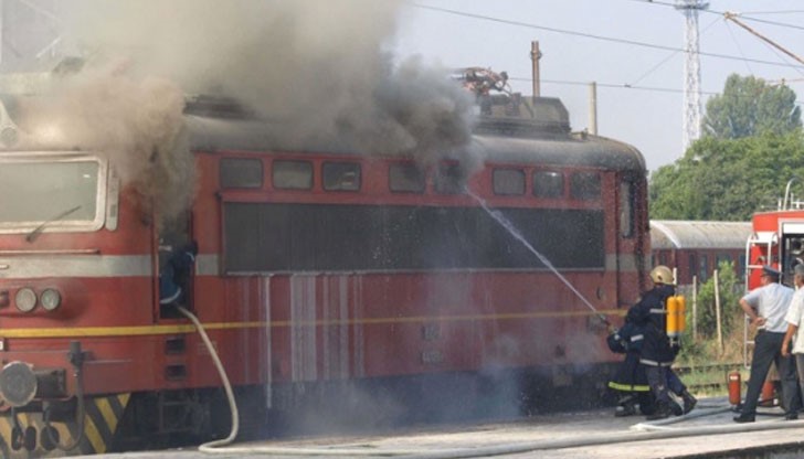 По време на пожара във влака са се намирали 40 пътника / Симката е илюстративна