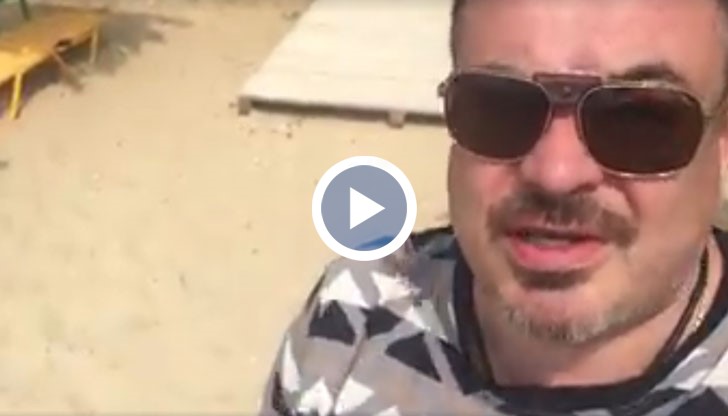 Алекс Сърчаджиева и Иван Ласкин  са на море в Гърция