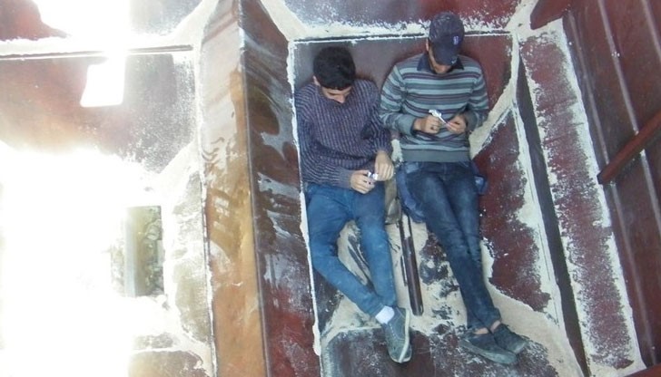 На гарата на "Капитан Андреево" пристига празен товарен влак, в който е имало мигранти На гарата на "Капитан Андреево" пристига празен товарен влак, в който е имало мигранти