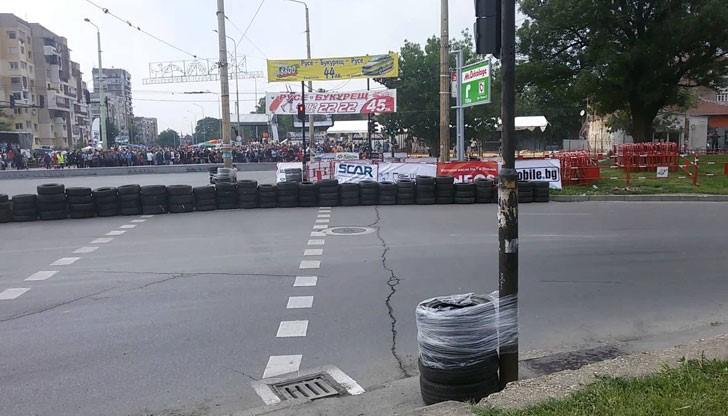 Затворените булеварди и улици във връзка с Националния автомобилен шампионат „Затворен маршрут – Писта Русе 2016“