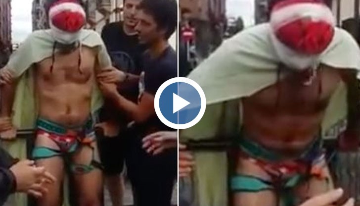 Кандидат-женихът бил убеден от приятелите си, че ще прави скок с бънджи от мост