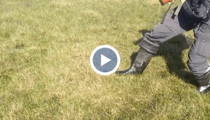 Доста плашещо, земята се държи меко казано странно