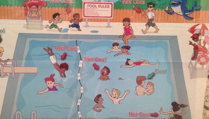 Цветнокожите деца са обозначени с червени стрелки за "неготино" поведение Цветнокожите деца са обозначени с червени стрелки за "неготино" поведение