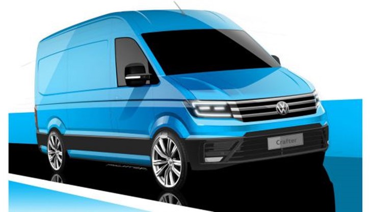 От Volkswagen пуснаха в интернет реални скици на новото поколение на своя работен ван Crafter