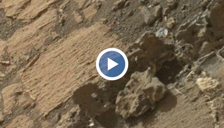 Находката е намерена по снимка, направена от марсохода на НАСА „Кюриосити”