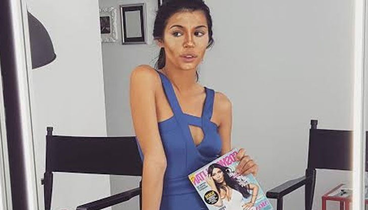 Ежедневно тя бълва снимки, на които е преобразена професионално като някоя от пищните световноизвестни мацки