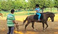 Терапия с коне вече помага на деца с увреждания в Русе