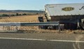Камион се обърна на магистрала „Тракия“