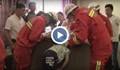 Пожарникари спасиха дете, заклещено в диван