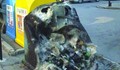 Вандали унищожиха контейнер за 600 лева зад спирката на СБА