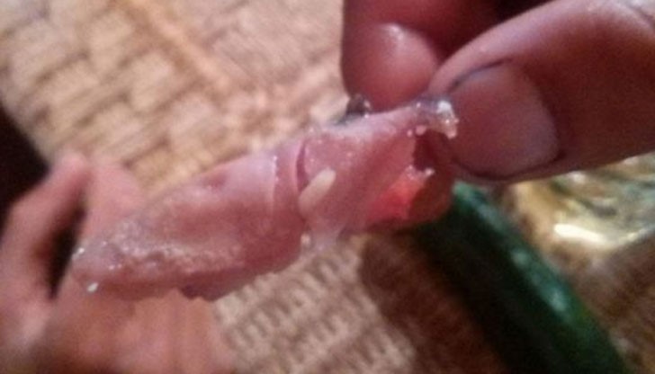 Бели живи червеи е имало в печено пиле, купено от голям магазин