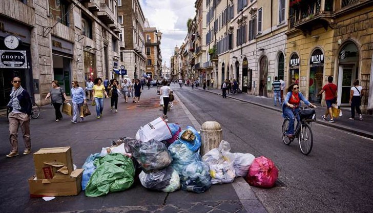 Вечният град оправя едва 36% от отпадъците си