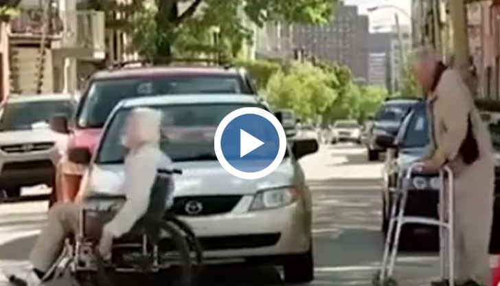 Ситуацията на пътя онагледява израза "Късат ми нервите"