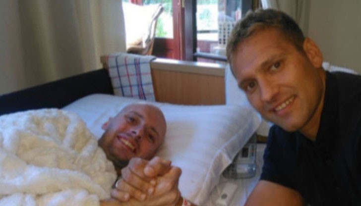 Футболистът посетил Уил Фалк дни преди да изгуби битката с рака