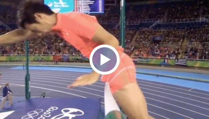 Членът на Огита удря пръта, скокът е провален