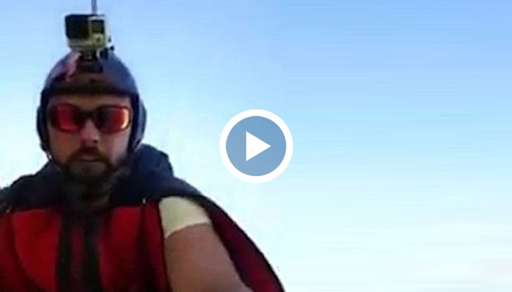 Италианец бейсджъмпър излъчи във Фейсбук как загива след скок в Алпите