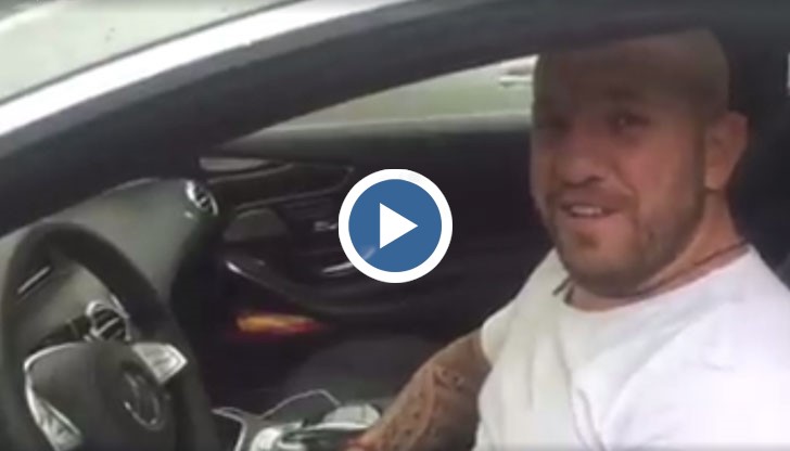 "Ловецът на бежанци" показа класа с "Мерцедес" S класа Купе