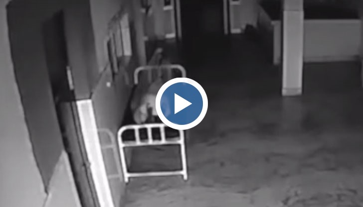 От кадрите се вижда как душата се отделя и полита нагоре