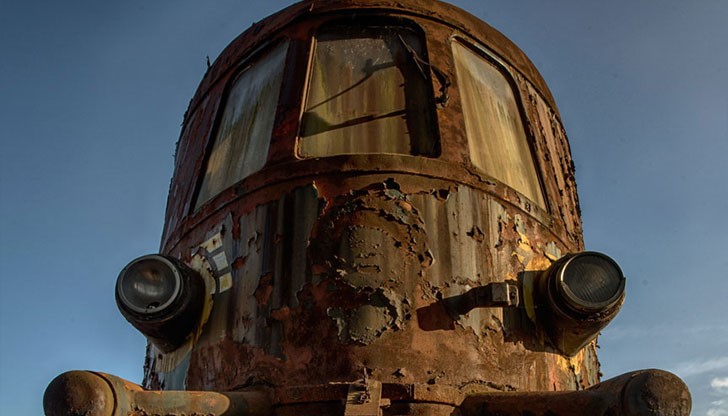 Влакът легенда е в латентно състояние в Белгия, недокоснат от последното му пътуване през декември 2009 година