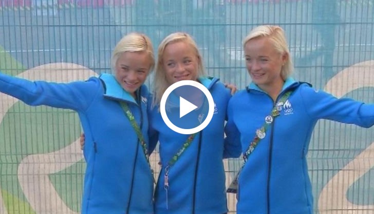 Трио в Рио - това са те - Лейла, Лийна и Лили от Естония