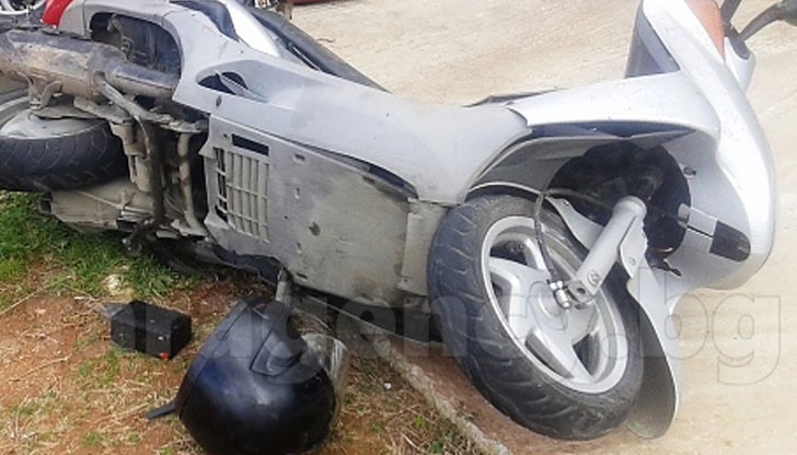 До произшествието се е стигнало тъй като водачът не е контролирал непрекъснато МПС и е паднал на земята / Снимката е илюстративна