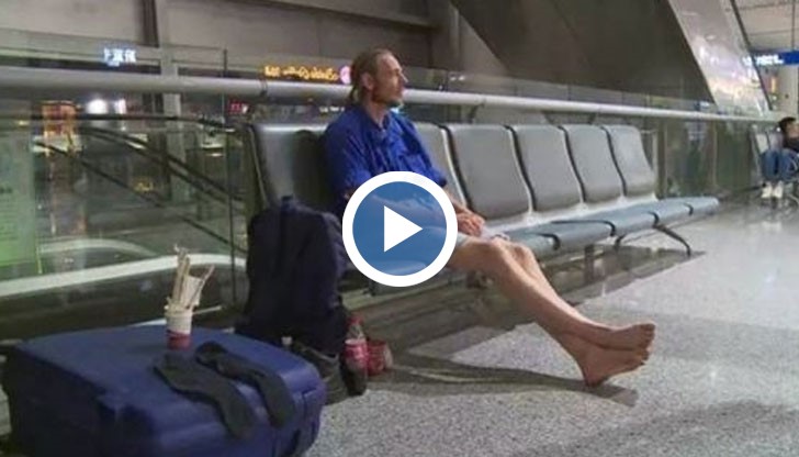 Накрая бил толкова изтощен физически, че трябвало да бъде приет в болница