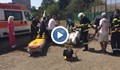 Кадри от тежката авиокатастрофа в Казанлък