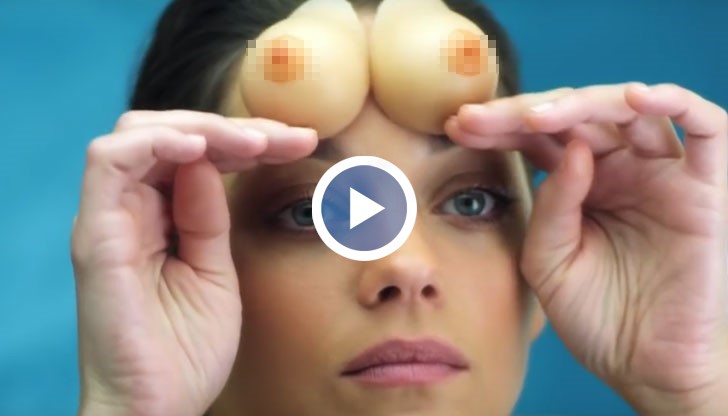 Марион Котияр е рекламно лице на самозалепващи се силиконови гърди?!