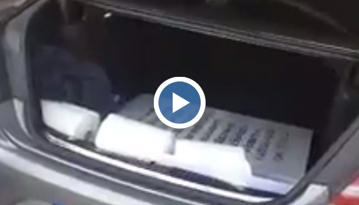 Кадри от опита на Динко да мине границата ни с Македония