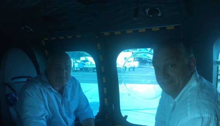 Премиерите на България и Унгария проверяват на място, как се охранява българо-турската граница срещу притока на бежанци