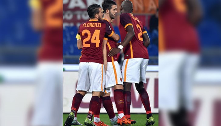 Порой в Рим прекъсна срещата между Рома и Сампдория Порой в Рим прекъсна срещата между Рома и Сампдория