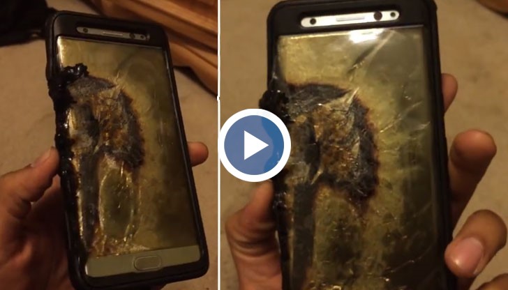 Резултата след зареждане с оригиналното зарядно на Samsung