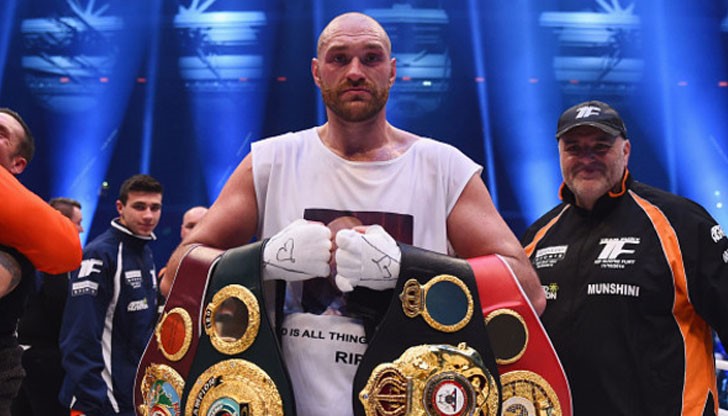 Фюри ще загуби всички спечелени титли и колани до момента Фюри ще загуби всички спечелени титли и колани до момента