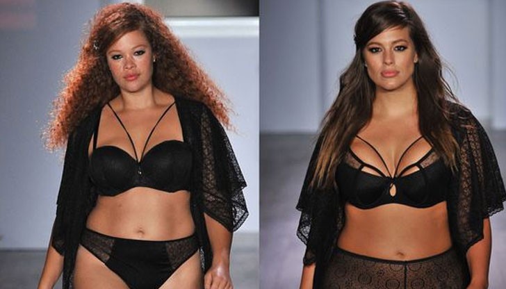 Моделът Ашли Греъм разгорещи модния подиум на Седмицата на модата в Ню Йорк