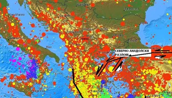 Целият Балкански полуостров бе разтърсен от серия силни земетресения