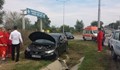 Кола изхвърча от пътя край Свободна зона Русе