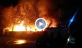 Пожар гори в центъра на Перник