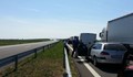 Горящ автомобил предизвика 10-километрова опашка на магистрала „Тракия“