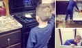 Майка разгневи Фейсбук, защото научи сина си... да чисти
