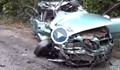 Кадри от зверската катастрофа с двама загинали