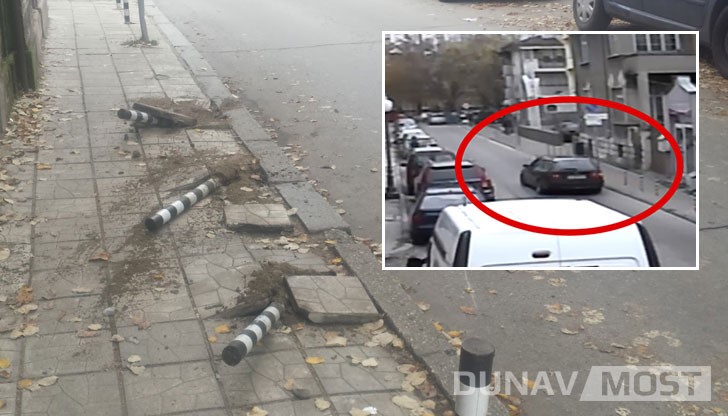 Джигитът направи зрелища каскада след ДРИФТ на улица "Хан Аспарух"