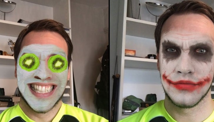 Новата функция е наречена "Masks" и в момента предоставя хелоуин-тематични маски