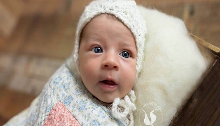 Първата фотосесия на бебето на Мика Стоичкова е правено в специализираното студио за снимки на бебета в Маями