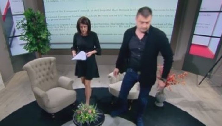 Евродепутатът напусна студиото на Битиви след като обиди водещата