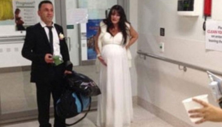 Раждането започнало, точно когато булката започнала да хвърля пшеница Раждането започнало, точно когато булката започнала да хвърля пшеница