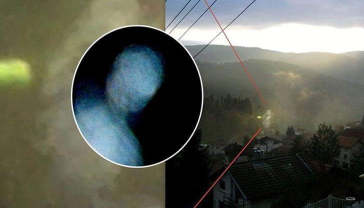 Интересен факт е, че извънземното се носело във въздуха, но без летяща чиния