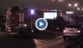 Камион се блъсна в БТР край Москва