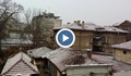 Леки снежинки прехвърчат над Русе