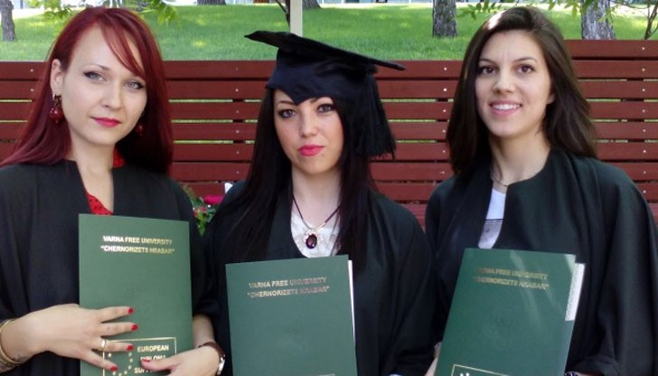 Графика на специалностите и университети, където се изучават